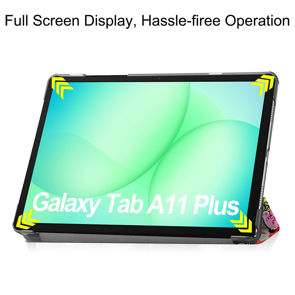 Husa pentru Samsung Galaxy Tab A11+ / Tab A9+, Techsuit, FoldPro Urban Vibe, Multicolor