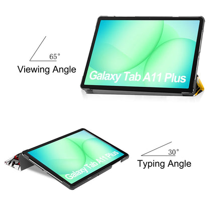 Husa pentru Samsung Galaxy Tab A11+ / Tab A9+, Techsuit, FoldPro Urban Vibe, Multicolor