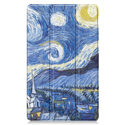 Husa pentru Samsung Galaxy Tab A11 / Tab A9, Techsuit, FoldPro Starry Night New Model, Multicolor