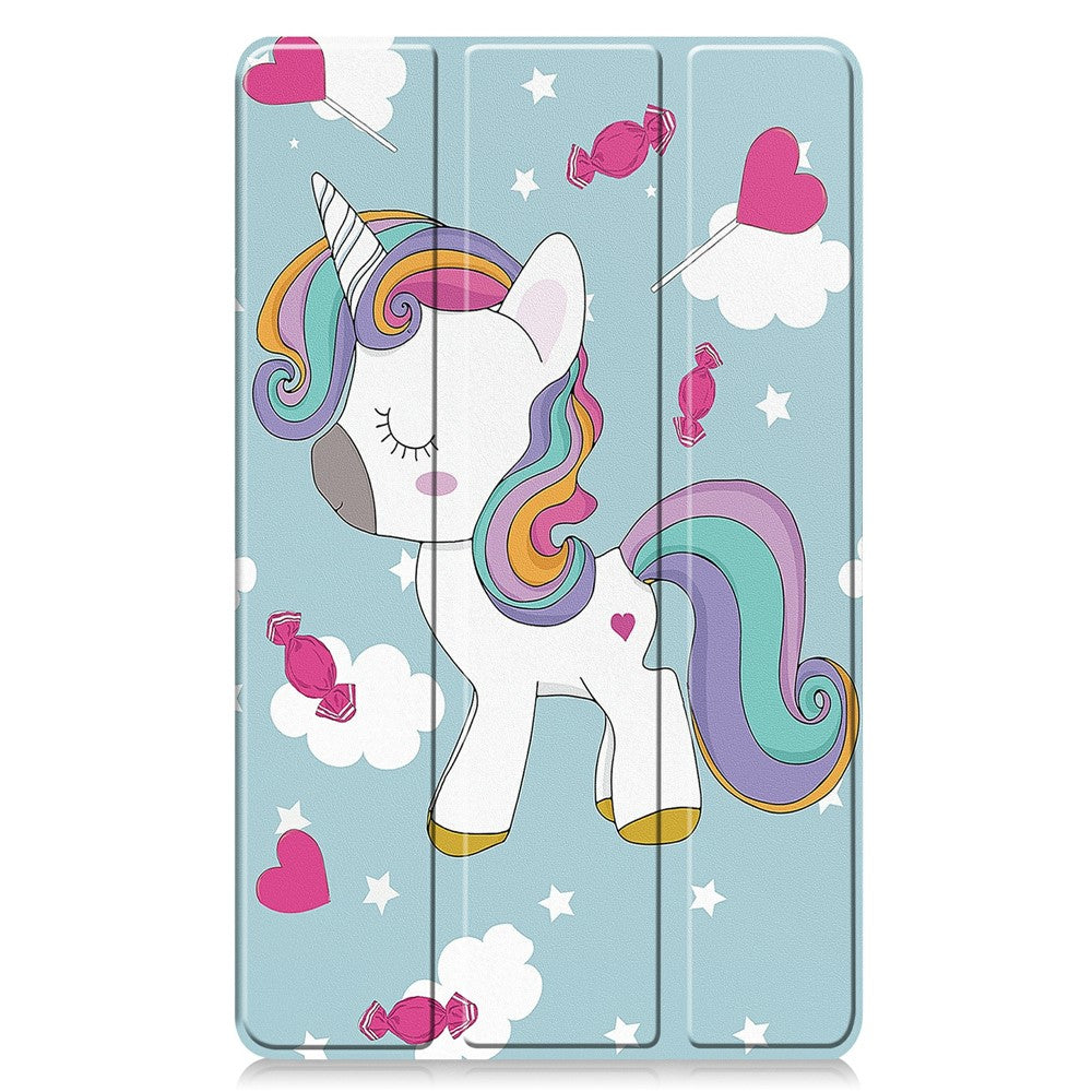 Husa pentru Samsung Galaxy Tab A11 / Tab A9, Techsuit, FoldPro Unicorn New Model, Multicolor