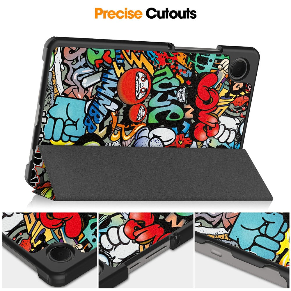 Husa pentru Samsung Galaxy Tab A11 / Tab A9, Techsuit, FoldPro Urban, Multicolor
