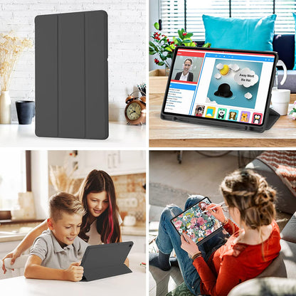 Husa pentru Samsung Galaxy Tab A7 Lite, Techsuit, Flex Trifold, Neagra