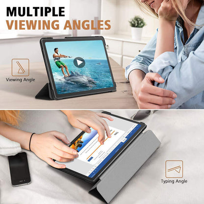Husa pentru Samsung Galaxy Tab A7 Lite, Techsuit, FoldPro, Neagra