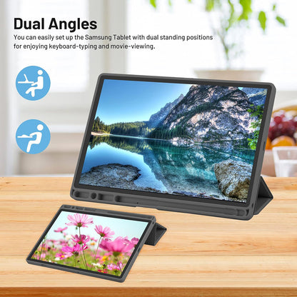 Husa pentru Samsung Galaxy Tab A8 10.5 (2021), Techsuit, Flex Trifold, Verde Matcha