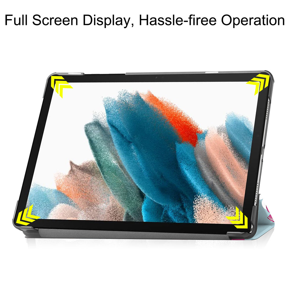 Husa pentru Samsung Galaxy Tab A9+, Techsuit, FoldPro Unicorn, Multicolor
