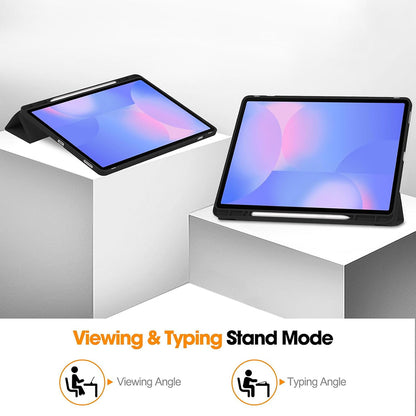 Husa pentru Samsung Galaxy Tab S10 FE+, Techsuit, Flex Trifold, Neagra