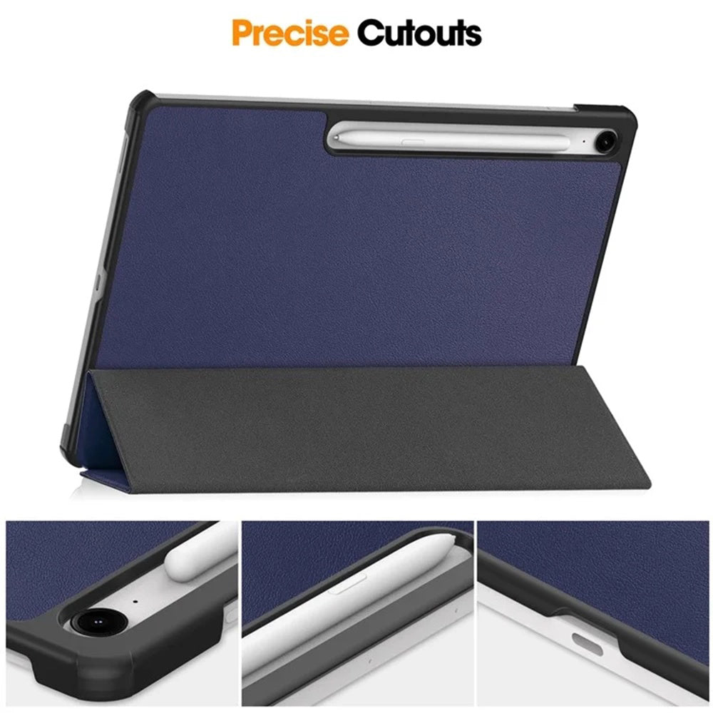 Husa pentru Samsung Galaxy Tab S10 FE+, Techsuit, FoldPro, Albastra