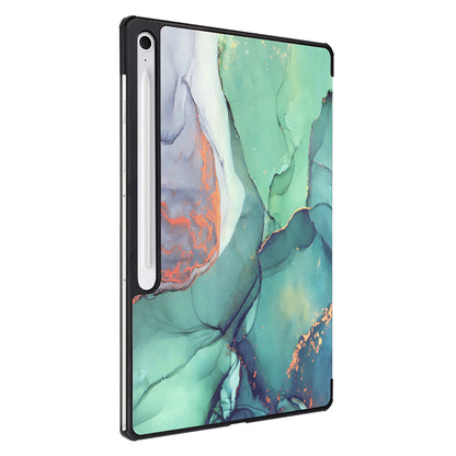 Husa pentru Samsung Galaxy Tab S10 FE+, Techsuit, FoldPro Green Time, Multicolor