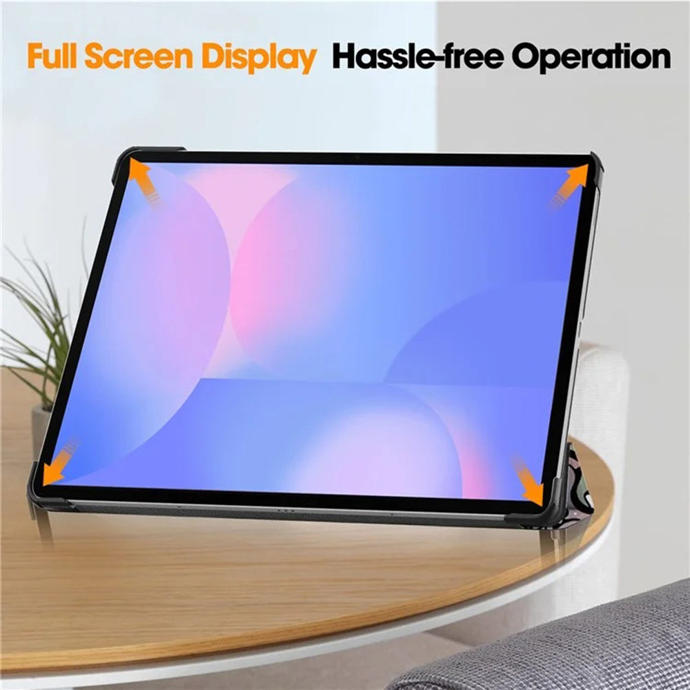 Husa pentru Samsung Galaxy Tab S10 FE+, Techsuit, FoldPro Urban Vibe, Multicolor