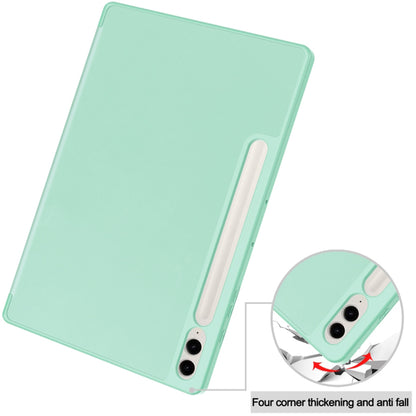 Husa pentru Samsung Galaxy Tab S10+ / Tab S9 FE+ / Tab S9+, Techsuit, Flex Trifold, Neagra