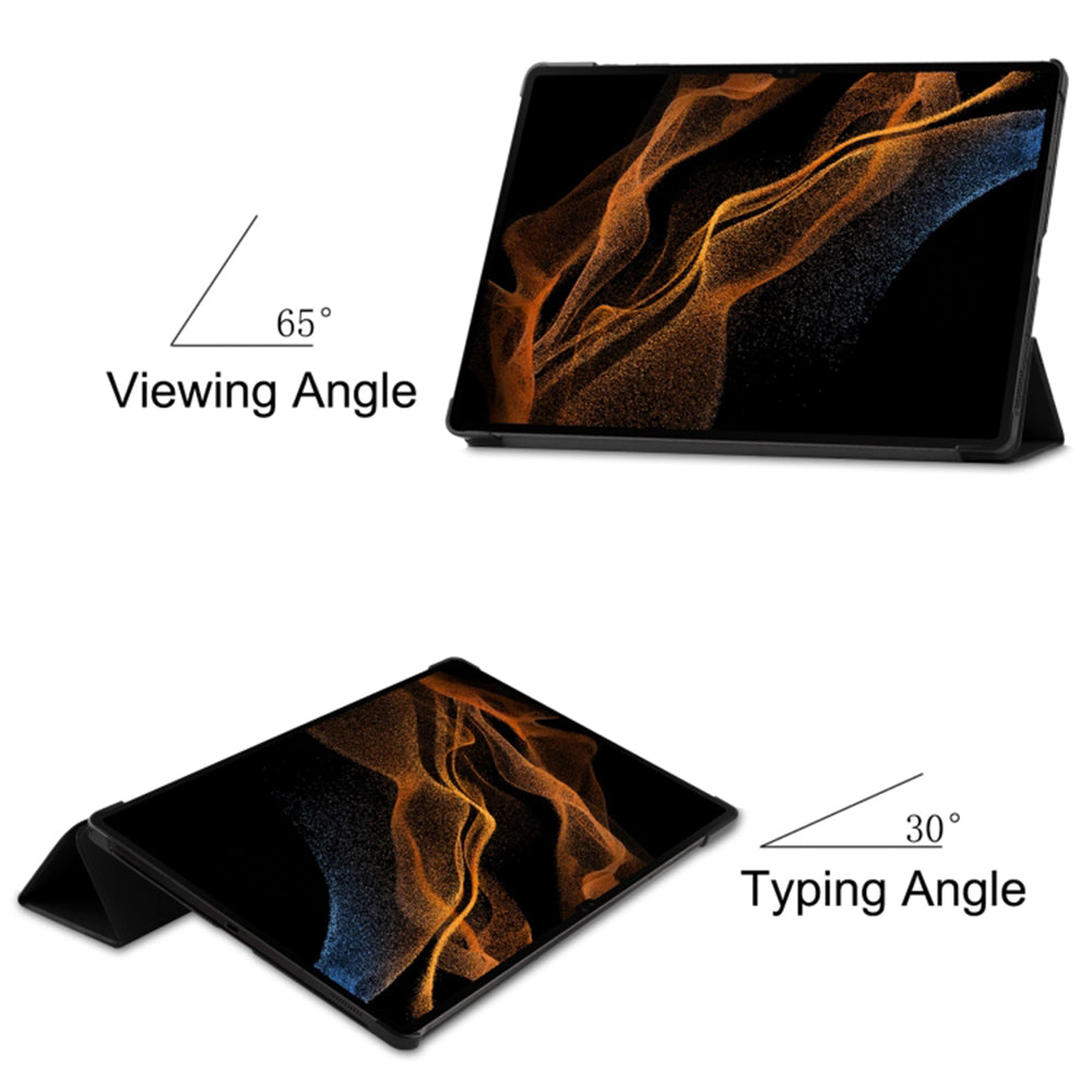 Husa pentru Samsung Galaxy Tab S10+ / Tab S9 FE+ / Tab S9+, Techsuit, FoldPro, Neagra