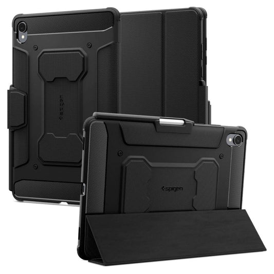 Husa pentru Samsung Galaxy Tab S11, Spigen, Rugged Armor Pro, Neagra ACS10149