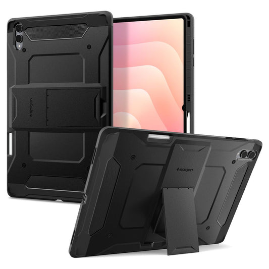 Husa pentru Samsung Galaxy Tab S11 Ultra, Spigen, Tough Armor, Neagra