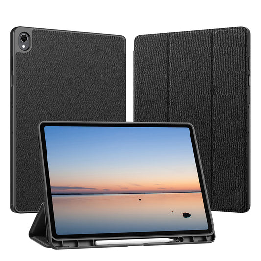 Husa pentru Samsung Galaxy Tab S12 Plus, DUX DUCIS, Domo wih Pen Holder, Neagra