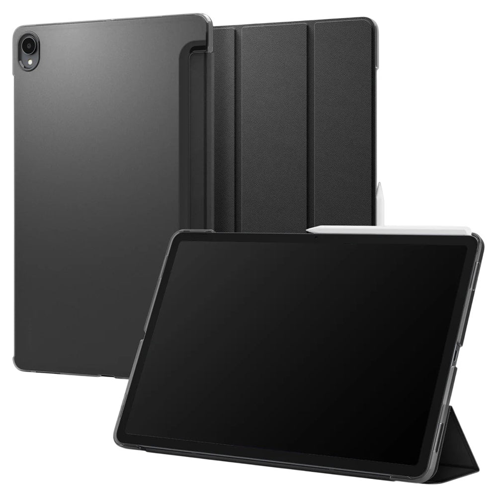 Husa pentru Samsung Galaxy Tab S12 Plus, Spigen, Liquid Air Folio, Neagra ACS11828