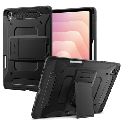 Husa pentru Samsung Galaxy Tab S12 Plus, Spigen, Tough Armor Pro, Neagra ACS11827