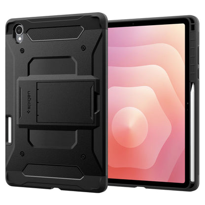 Husa pentru Samsung Galaxy Tab S12 Plus, Spigen, Tough Armor Pro, Neagra ACS11827