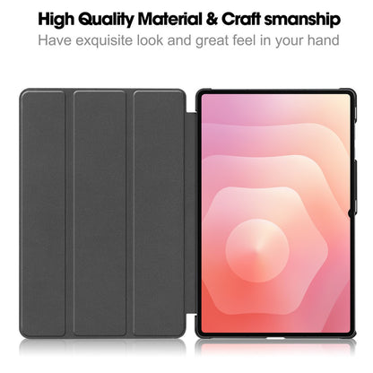 Husa pentru Samsung Galaxy Tab S12 Ultra / Tab S11 Ultra, Techsuit, FoldPro Butterfly, Multicolor