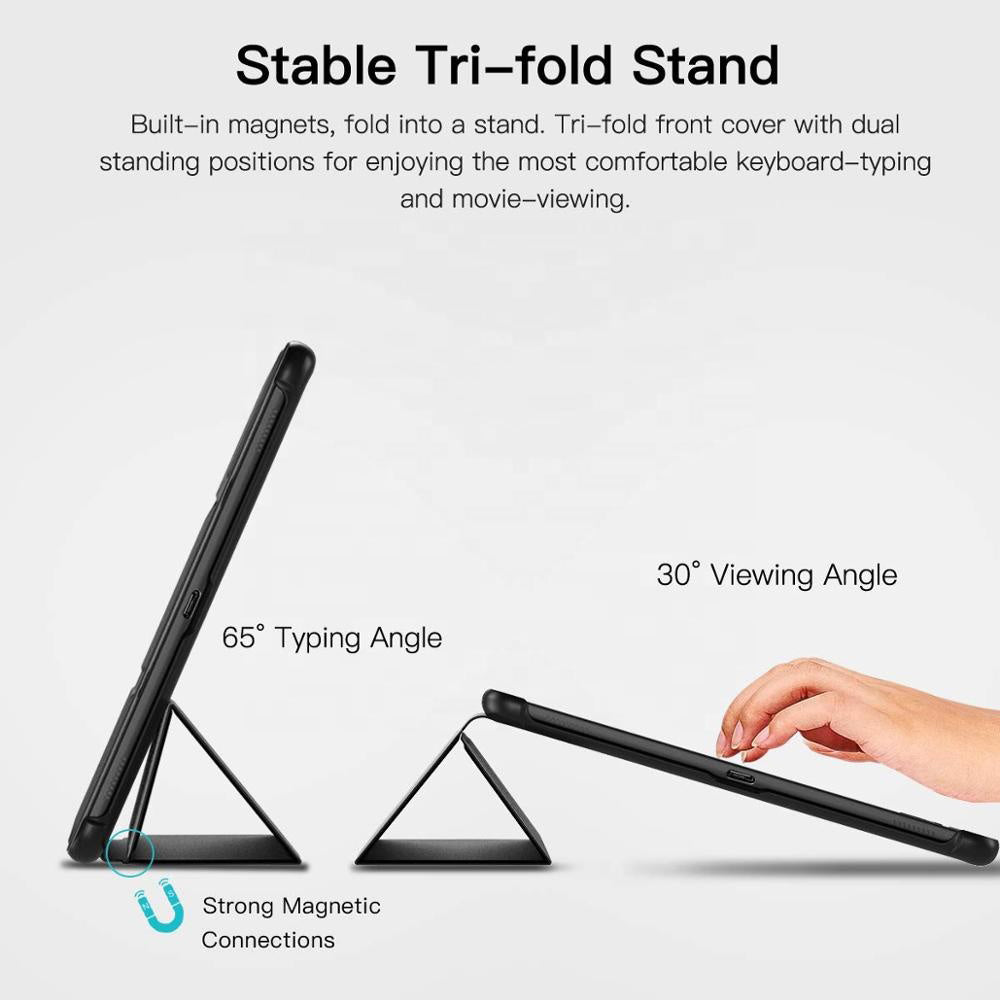 Husa pentru Samsung Galaxy Tab S5e, Techsuit, FoldPro, Neagra