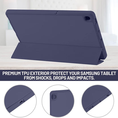 Husa pentru Samsung Galaxy Tab S6 Lite (2024) / Tab S6 Lite (2022) / Tab S6 Lite (2020), Techsuit, Flex Trifold, Bleumarin