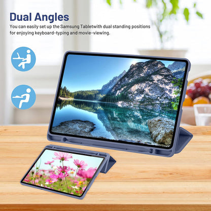 Husa pentru Samsung Galaxy Tab S6 Lite (2024) / Tab S6 Lite (2022) / Tab S6 Lite (2020), Techsuit, Flex Trifold, Mov