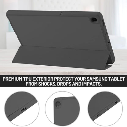 Husa pentru Samsung Galaxy Tab S6 Lite (2024) / Tab S6 Lite (2022) / Tab S6 Lite (2020), Techsuit, Flex Trifold, Neagra