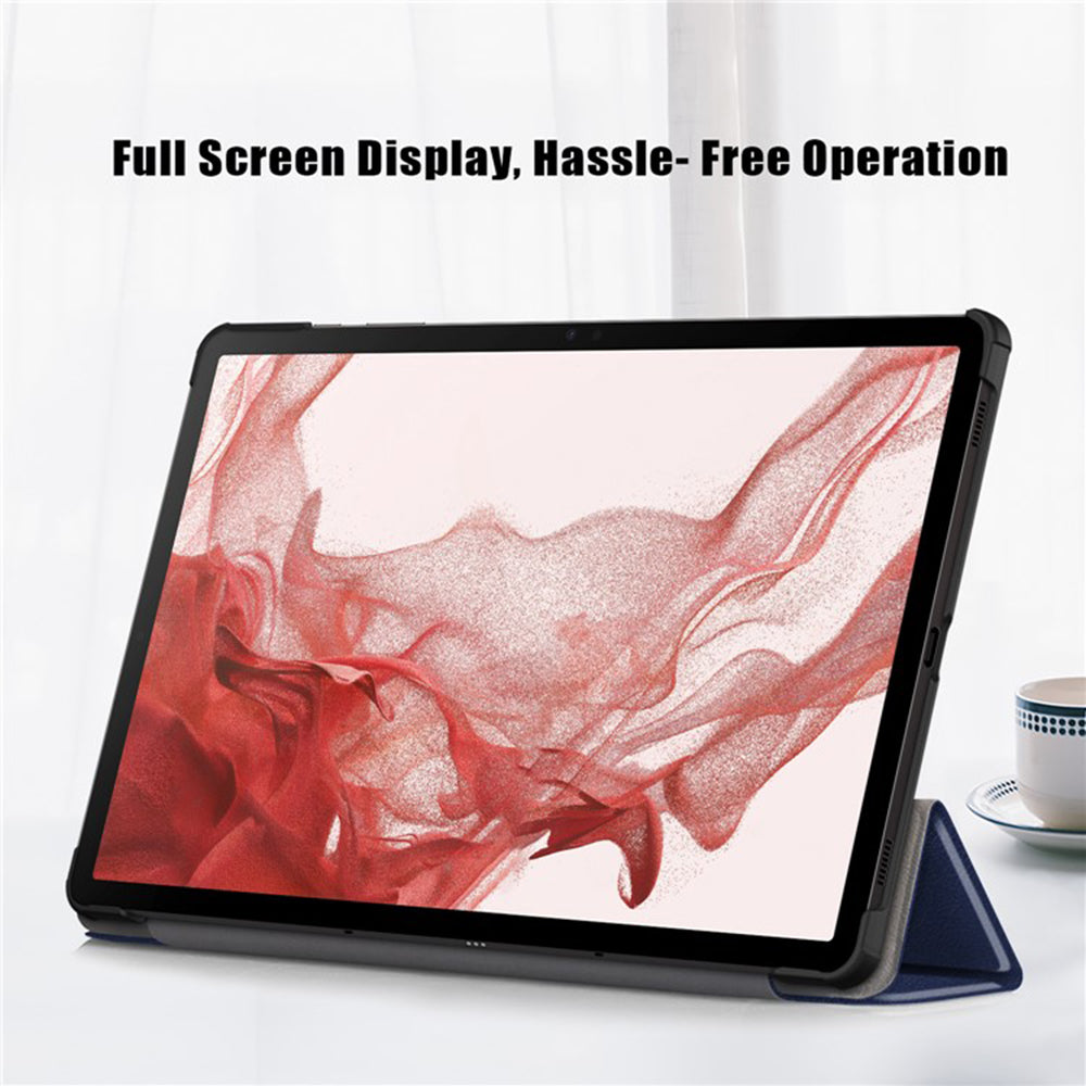 Husa pentru Samsung Galaxy Tab S9 FE / Tab S9 / Tab S10 FE, Techsuit, FoldPro, Albastra