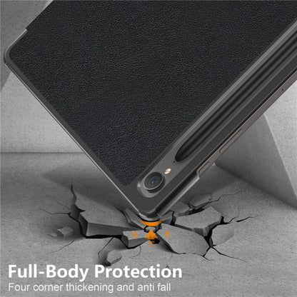 Husa pentru Samsung Galaxy Tab S9 FE / Tab S9 / Tab S10 FE, Techsuit, FoldPro Butterfly, Multicolor