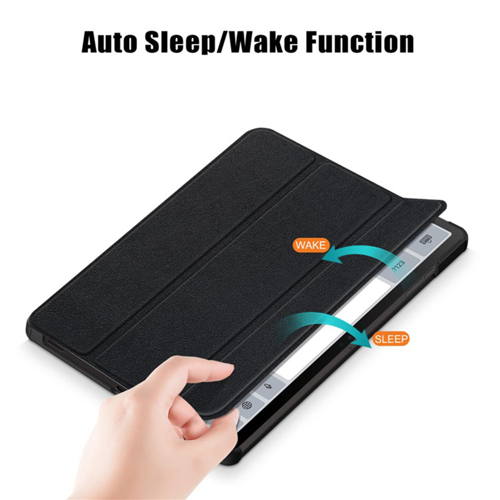 Husa pentru Samsung Galaxy Tab S9 FE / Tab S9 / Tab S10 FE, Techsuit, FoldPro, Neagra