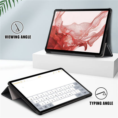 Husa pentru Samsung Galaxy Tab S9 FE / Tab S9 / Tab S10 FE, Techsuit, FoldPro, Neagra