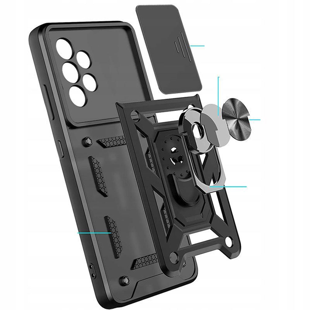 Husa pentru Samsung Galaxy Xcover7 G556, Techsuit, CamShield, Albastra