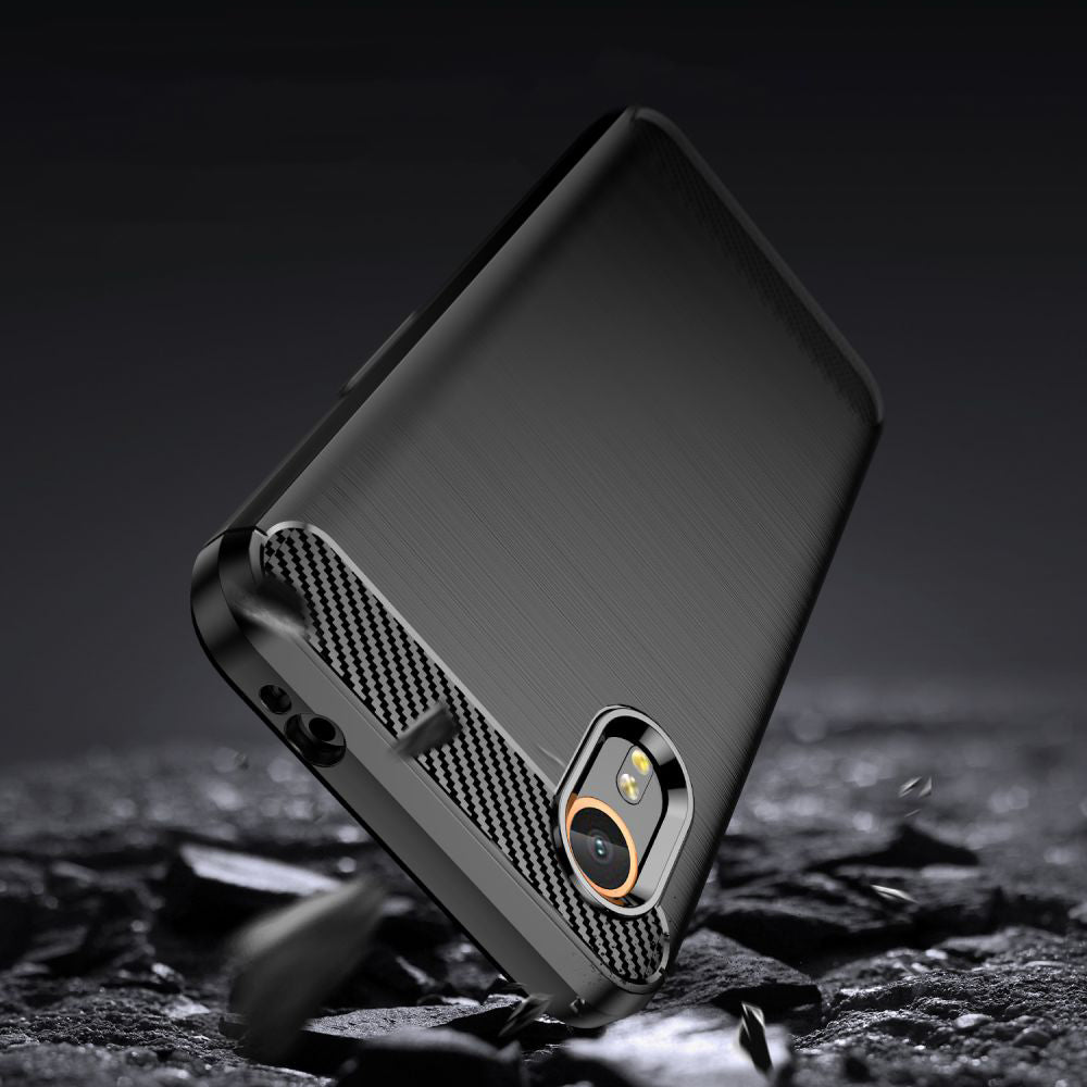 Husa pentru Samsung Galaxy Xcover7 G556, Techsuit, Carbon, Neagra