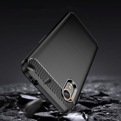 Husa pentru Samsung Galaxy Xcover7 G556, Techsuit, Carbon, Neagra