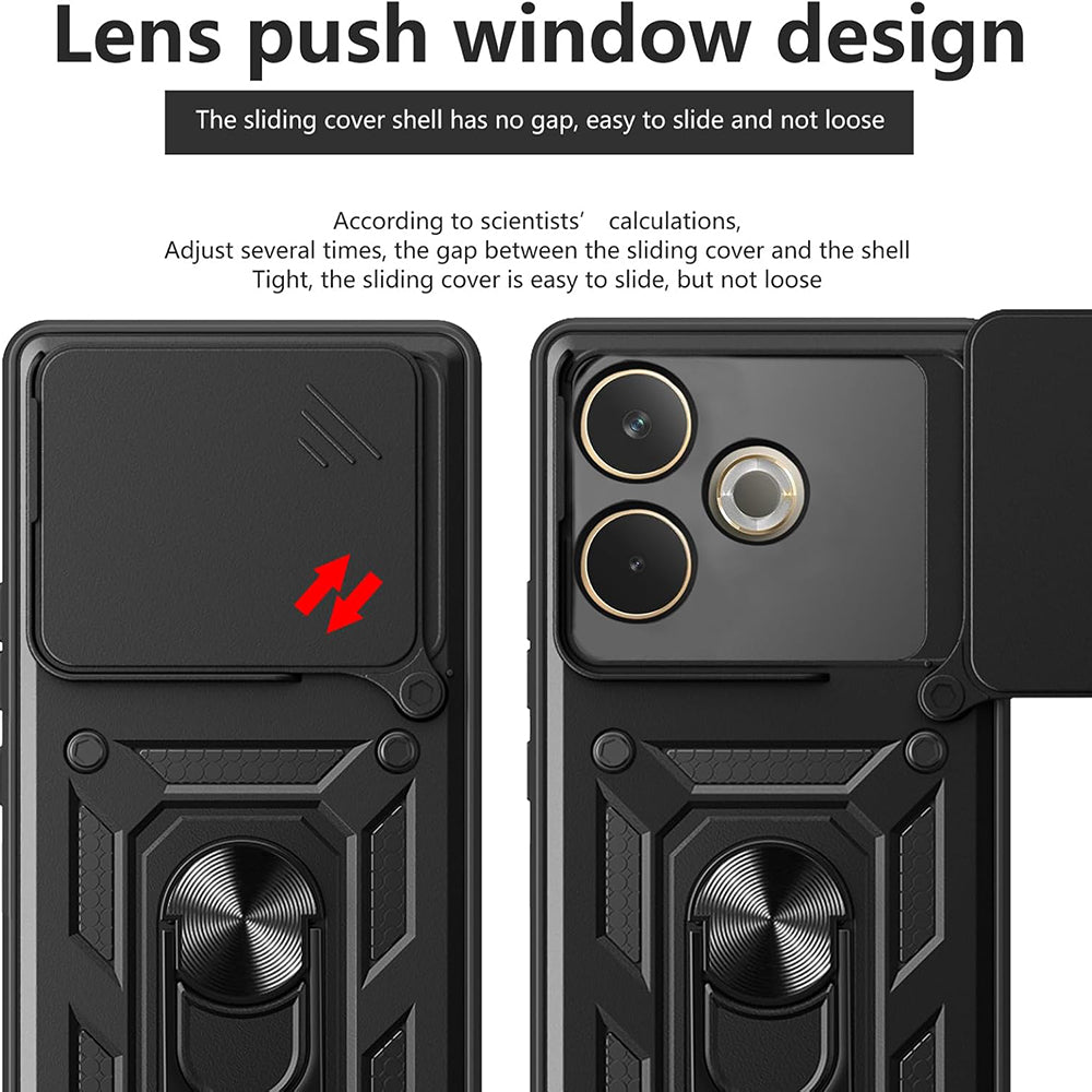 Husa pentru Samsung Galaxy XCover7 Pro, Techsuit, CamShield, Neagra