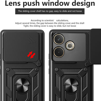 Husa pentru Samsung Galaxy XCover7 Pro, Techsuit, CamShield, Neagra