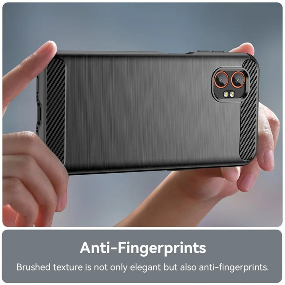 Husa pentru Samsung Galaxy XCover7 Pro, Techsuit, Carbon, Neagra