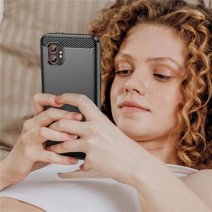 Husa pentru Samsung Galaxy XCover7 Pro, Techsuit, Carbon, Neagra