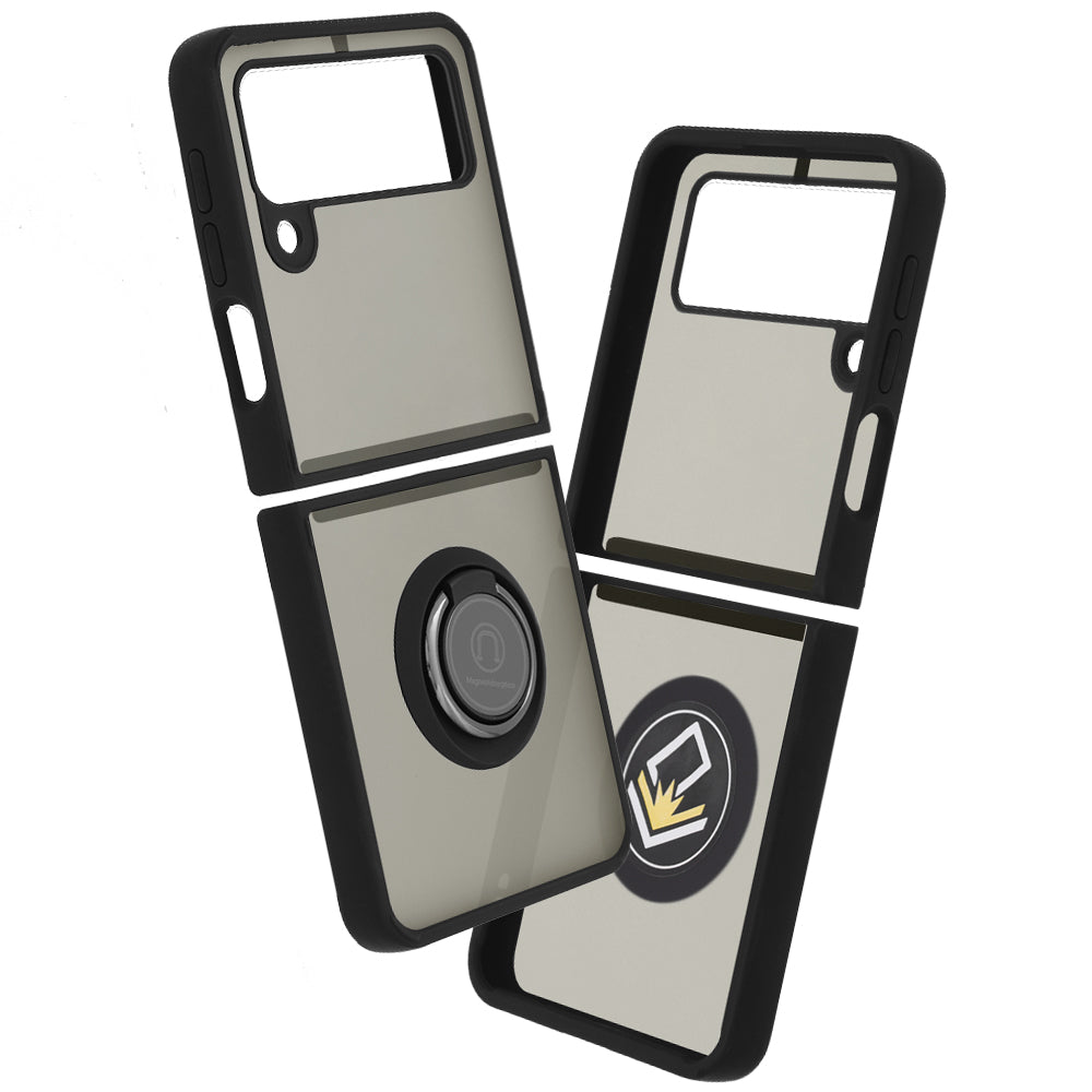 Husa pentru Samsung Galaxy Z Flip3 5G F711, Techsuit, Glinth, Neagra