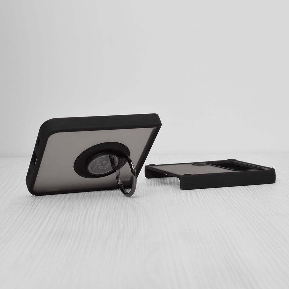 Husa pentru Samsung Galaxy Z Flip3 5G F711, Techsuit, Glinth, Neagra