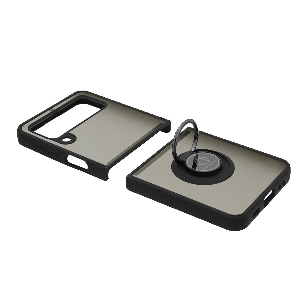 Husa pentru Samsung Galaxy Z Flip3 5G F711, Techsuit, Glinth, Neagra
