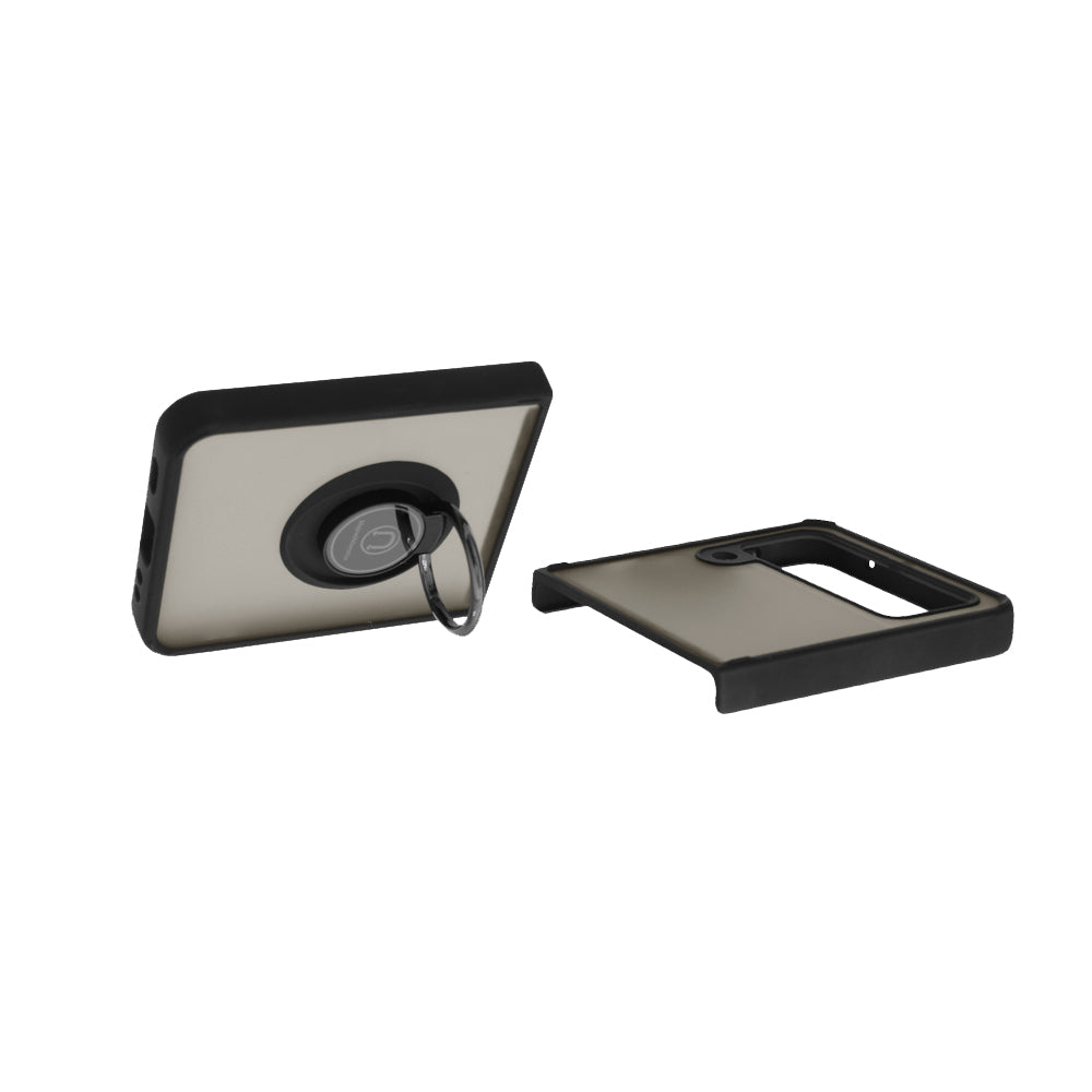 Husa pentru Samsung Galaxy Z Flip3 5G F711, Techsuit, Glinth, Neagra