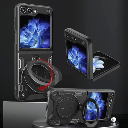 Husa pentru Samsung Galaxy Z Flip5 F731, Techsuit, CamGuard Pro, Neagra