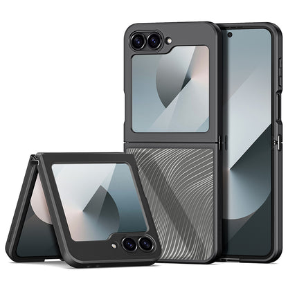 Husa pentru Samsung Galaxy Z Flip6 F741, DUX DUCIS, Aimo, Neagra