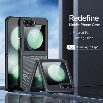 Husa pentru Samsung Galaxy Z Flip6 F741, DUX DUCIS, Aimo, Neagra