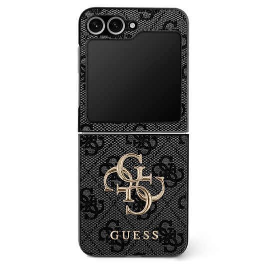 Husa pentru Samsung Galaxy Z Flip7 F766, Guess, 4G Metal Logo, Neagra
