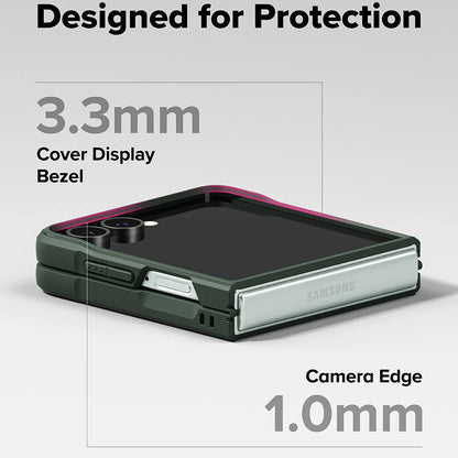 Husa pentru Samsung Galaxy Z Flip7 F766, Ringke, Onyx, Verde Inchis