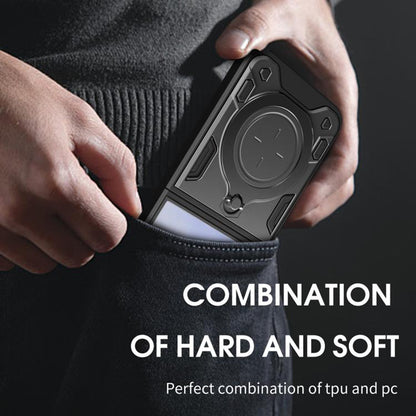 Husa pentru Samsung Galaxy Z Flip7 F766, Techsuit, CamGuard Pro, Mov
