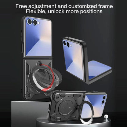 Husa pentru Samsung Galaxy Z Flip7 F766, Techsuit, CamGuard Pro, Mov