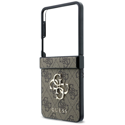 Husa pentru Samsung Galaxy Z Flip8 F776, Guess, 4G Big Logo, Maro