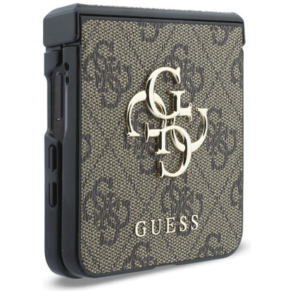 Husa pentru Samsung Galaxy Z Flip8 F776, Guess, 4G Big Logo, Maro